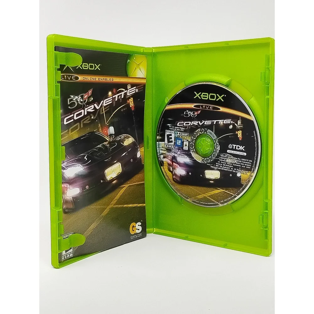 Corvette 50th Anniversary Xbox Game Chevrolet Sports Car Sim 1953-2003 Racing